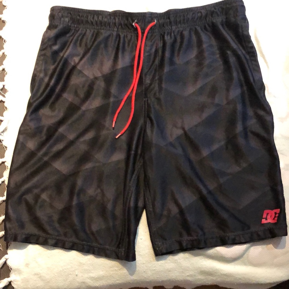 DC Shoes- Black and Red Shorts